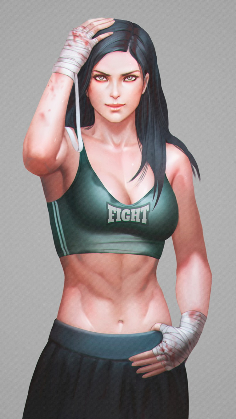 Обои живот, желудок, рука, плечо, мышца в разрешении 750x1334