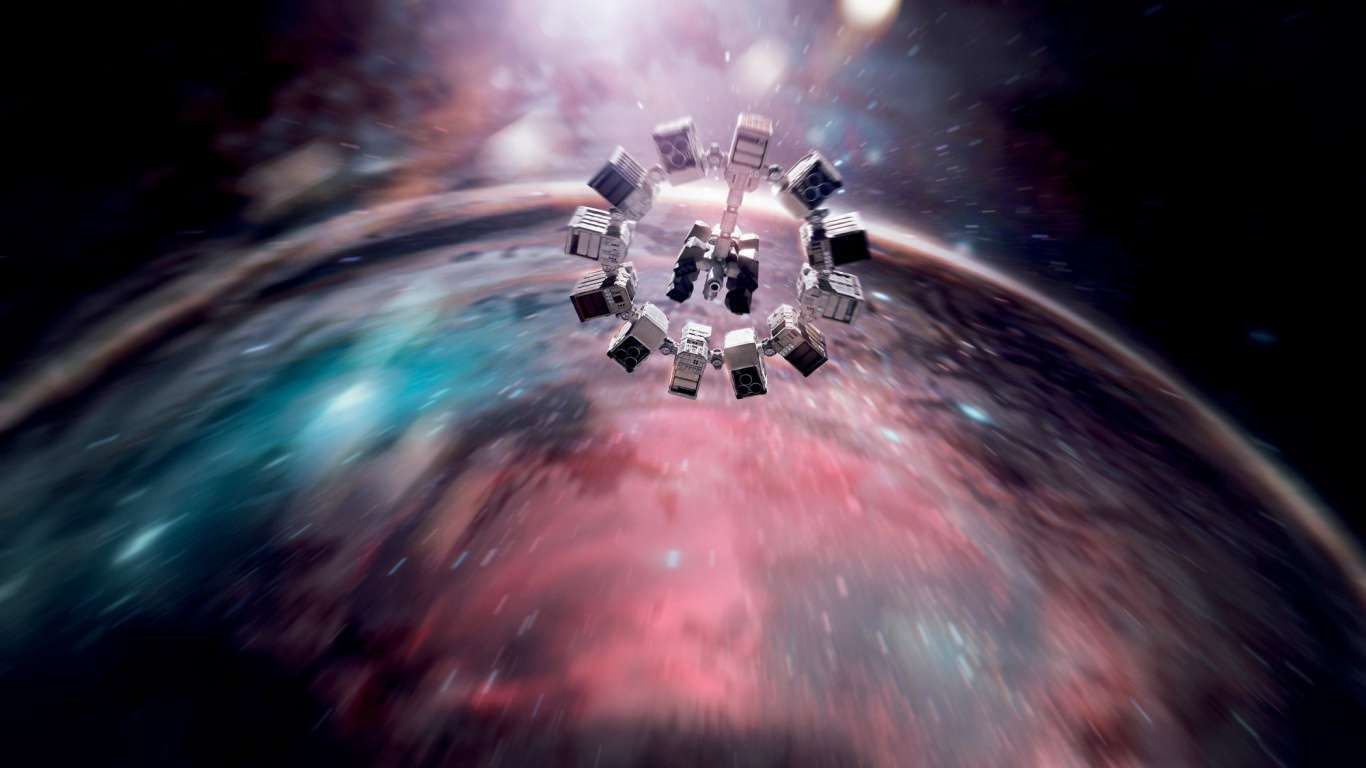 Обои космическое пространство, космос, атмосфера, Вселенная, пространство в разрешении 1366x768