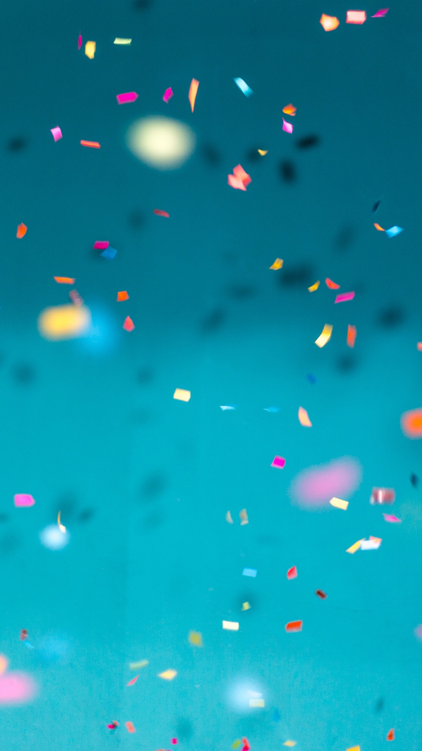 Обои дата рождения, вечеринка, синий, бирюза, вода в разрешении 1440x2560