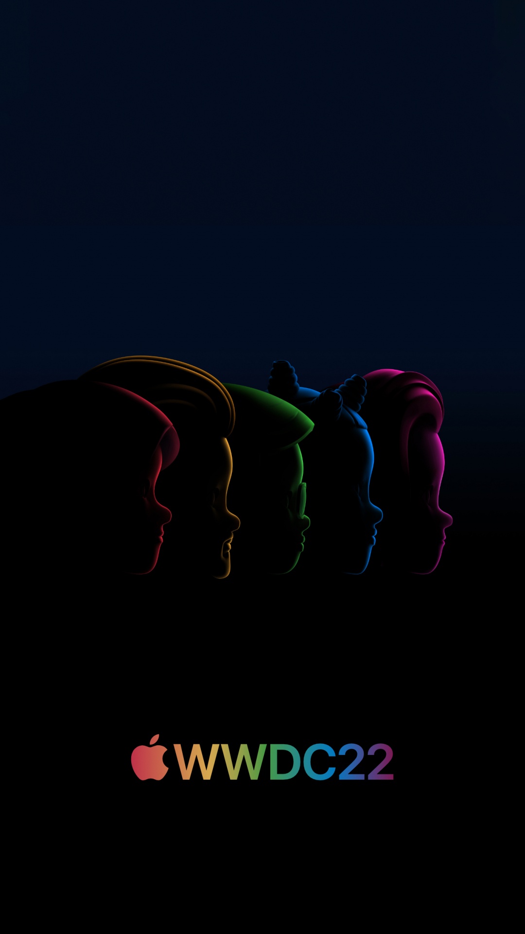 Обои wwdc22, графика, арт, газ, Визуальный эффект освещения в разрешении 1080x1920