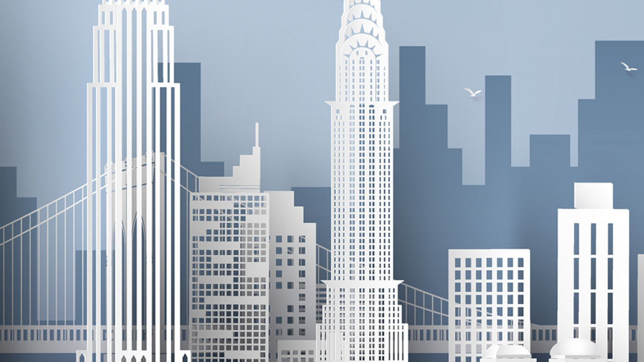 Обои ориентир, небоскреб, городской пейзаж, архитектура, здание в разрешении 1280x720