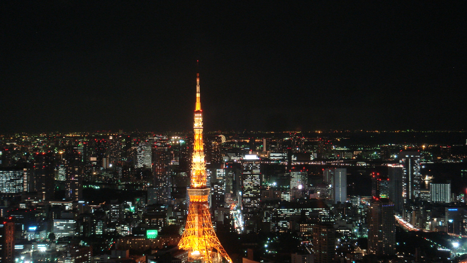 Обои Токио, токийская башня, столица, городской пейзаж, город в разрешении 1920x1080