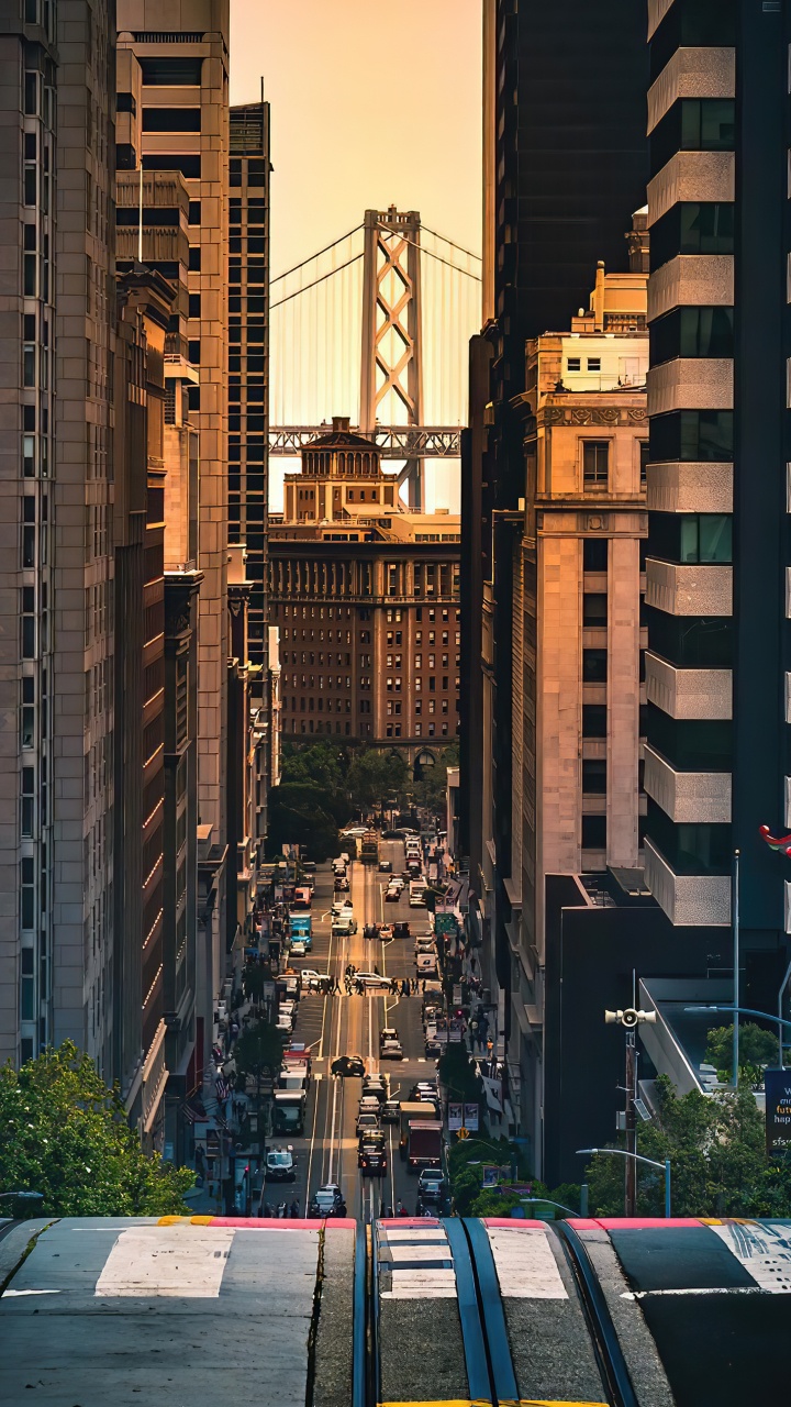 Обои смартфон, небоскреб, здание, дневное время, окно в разрешении 720x1280