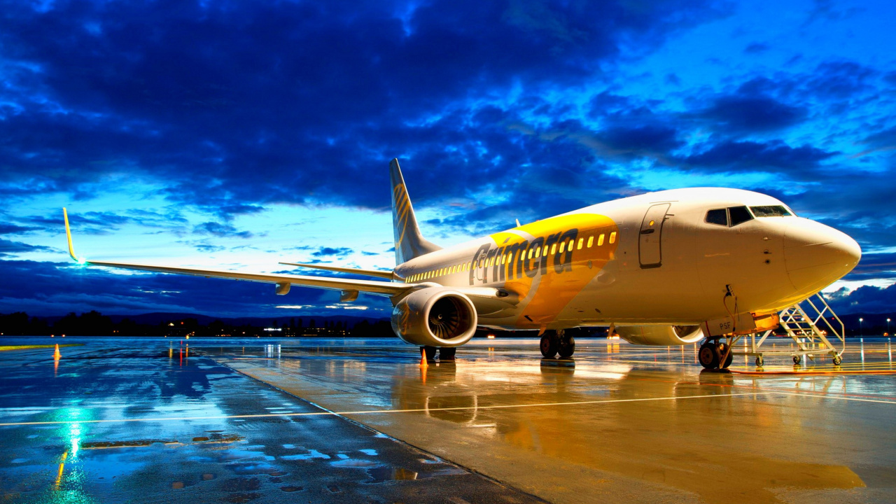 Обои авиакомпания, воздушное путешествие, самолет, авиалайнер, самолеты в разрешении 1280x720