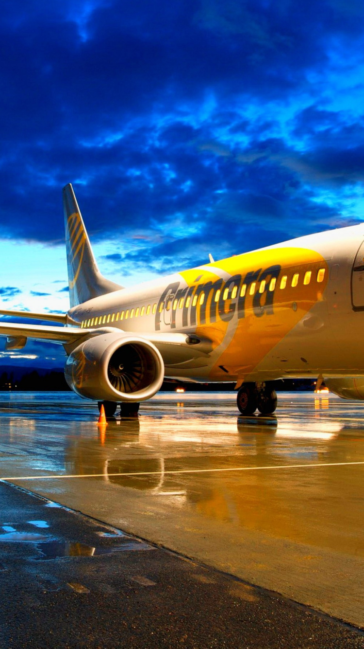 Обои авиакомпания, воздушное путешествие, самолет, авиалайнер, самолеты в разрешении 750x1334