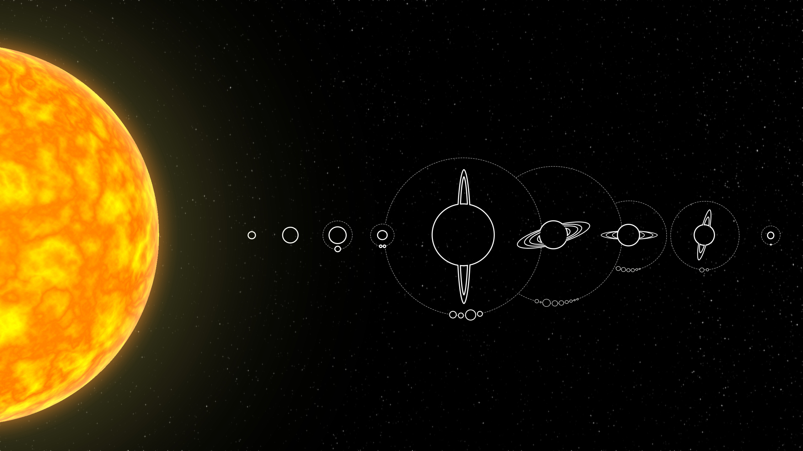 Обои атмосфера, коврик, астрономический объект, ночь, Янтарь в разрешении 2560x1440