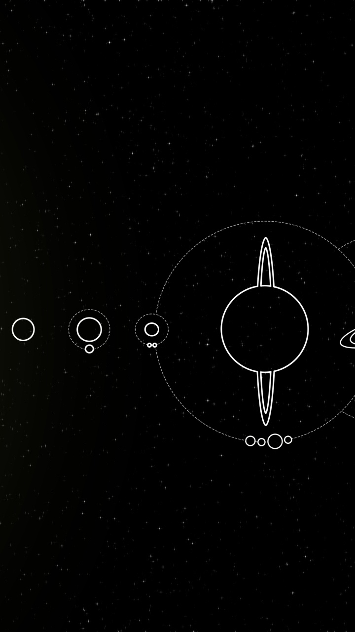 Обои атмосфера, коврик, астрономический объект, ночь, Янтарь в разрешении 720x1280