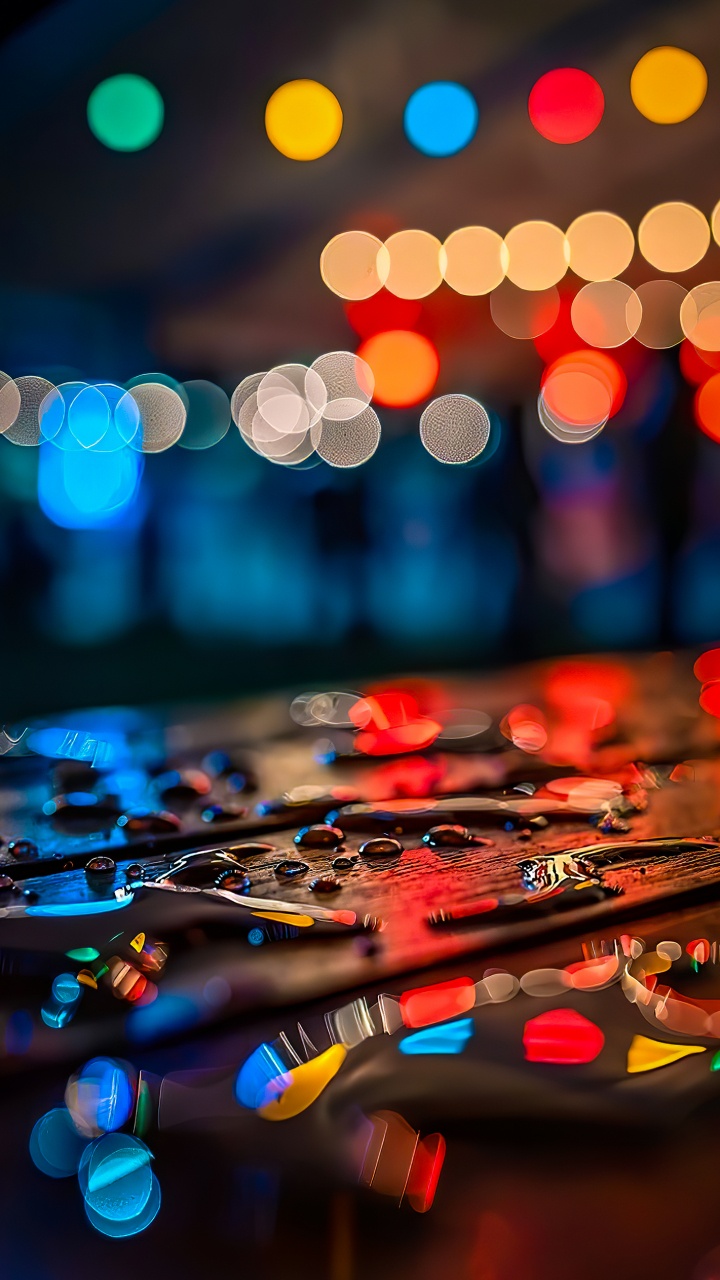 Обои свет, вода, окно, черный, Апельсин в разрешении 720x1280