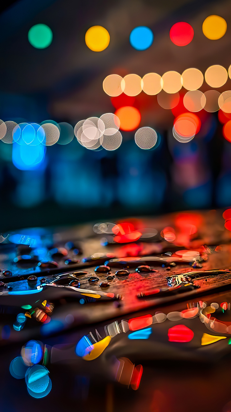 Обои свет, вода, окно, черный, Апельсин в разрешении 750x1334