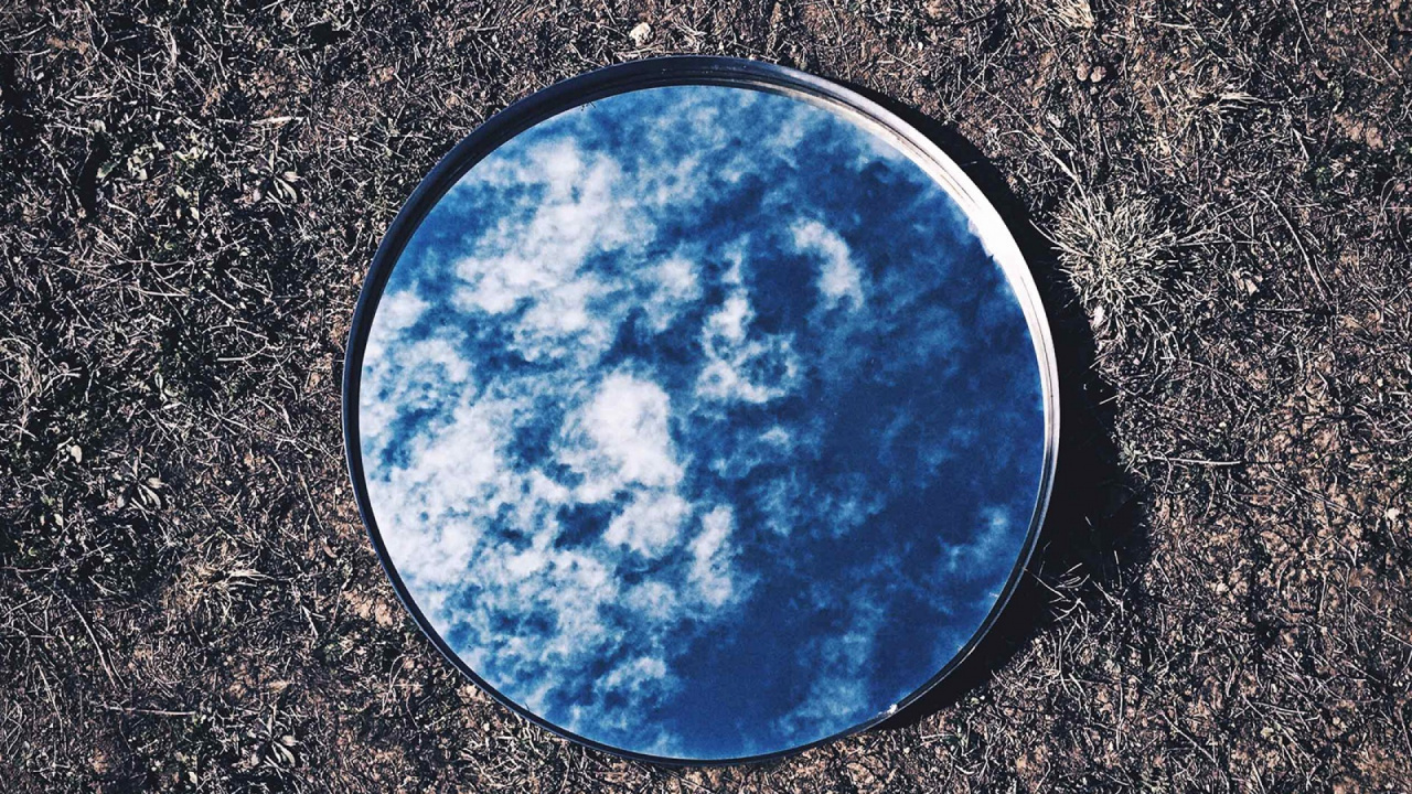 Обои синий, круг, земля, космос, планета в разрешении 1280x720