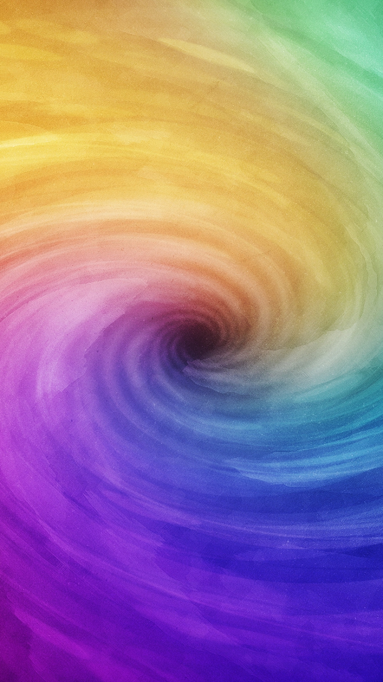 Обои пурпур, вихрь, текстура, краситель в разрешении 750x1334