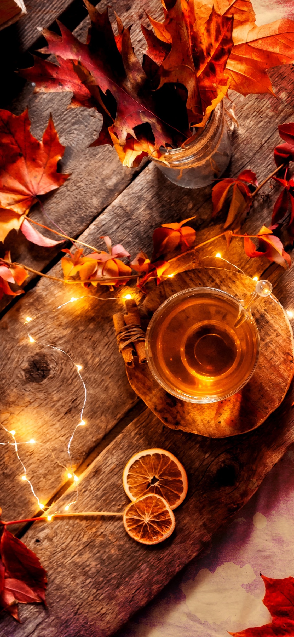 Обои Апельсин, Янтарь, цитрус, мандарин, фрукты в разрешении 1125x2436