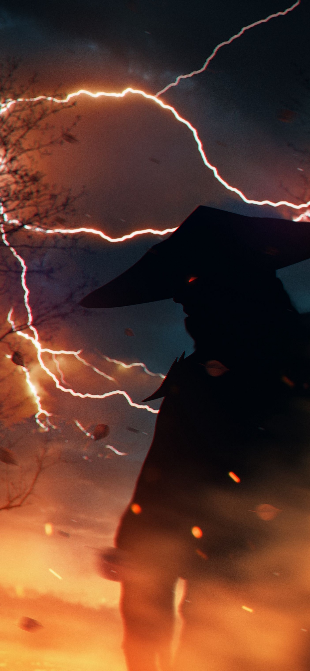 Обои таблица, телефон, вода, атмосфера, свет в разрешении 1242x2688