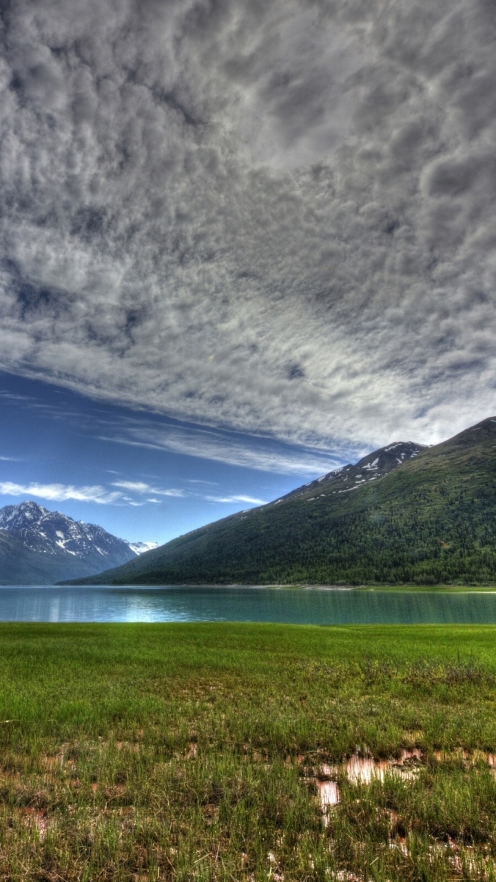 Обои нагорье, природа, дикая местность, облако, небо в разрешении 720x1280