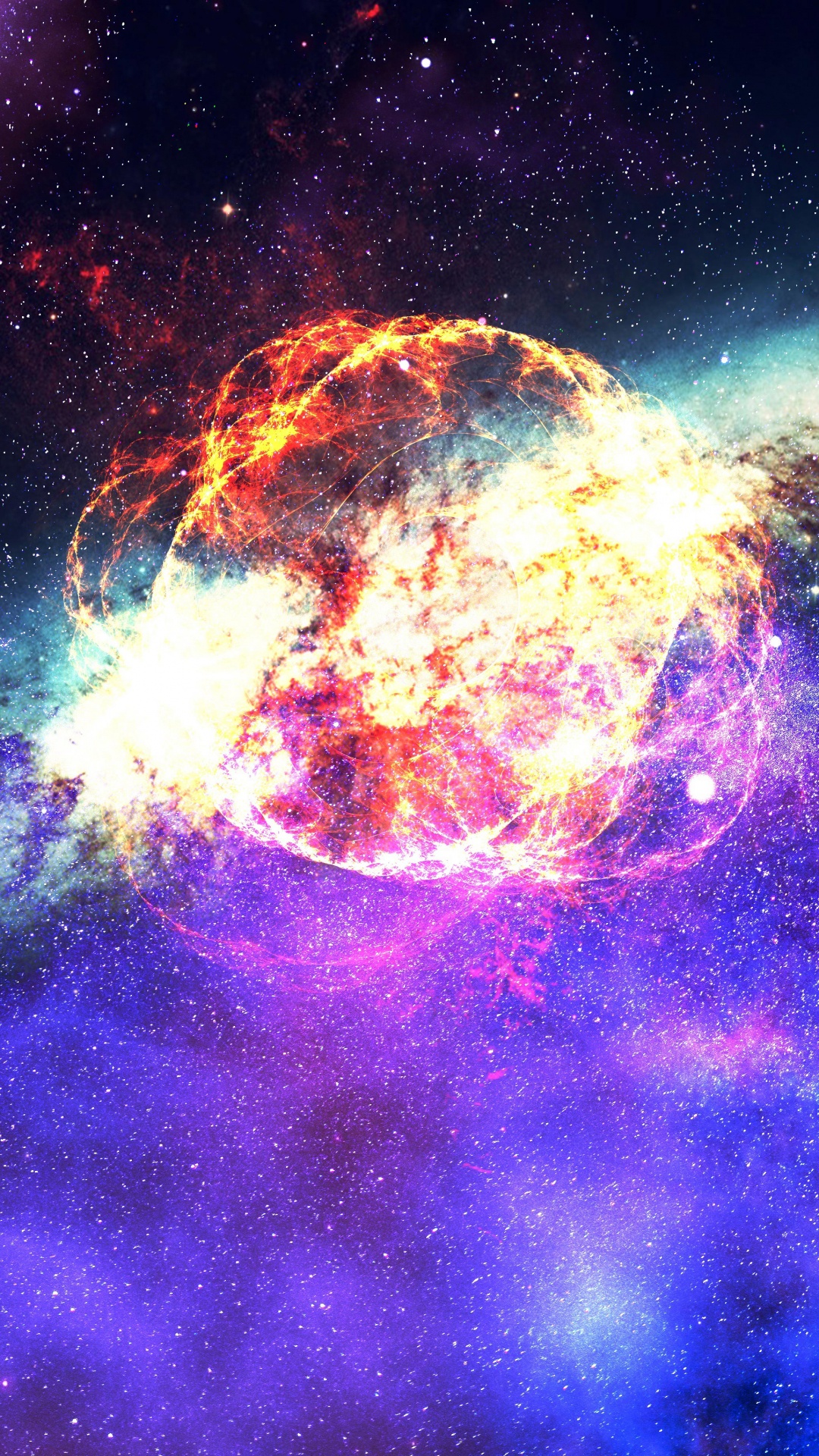 Обои храм-де-крусес, туманность, космическое пространство, природа, астрономический объект в разрешении 1080x1920