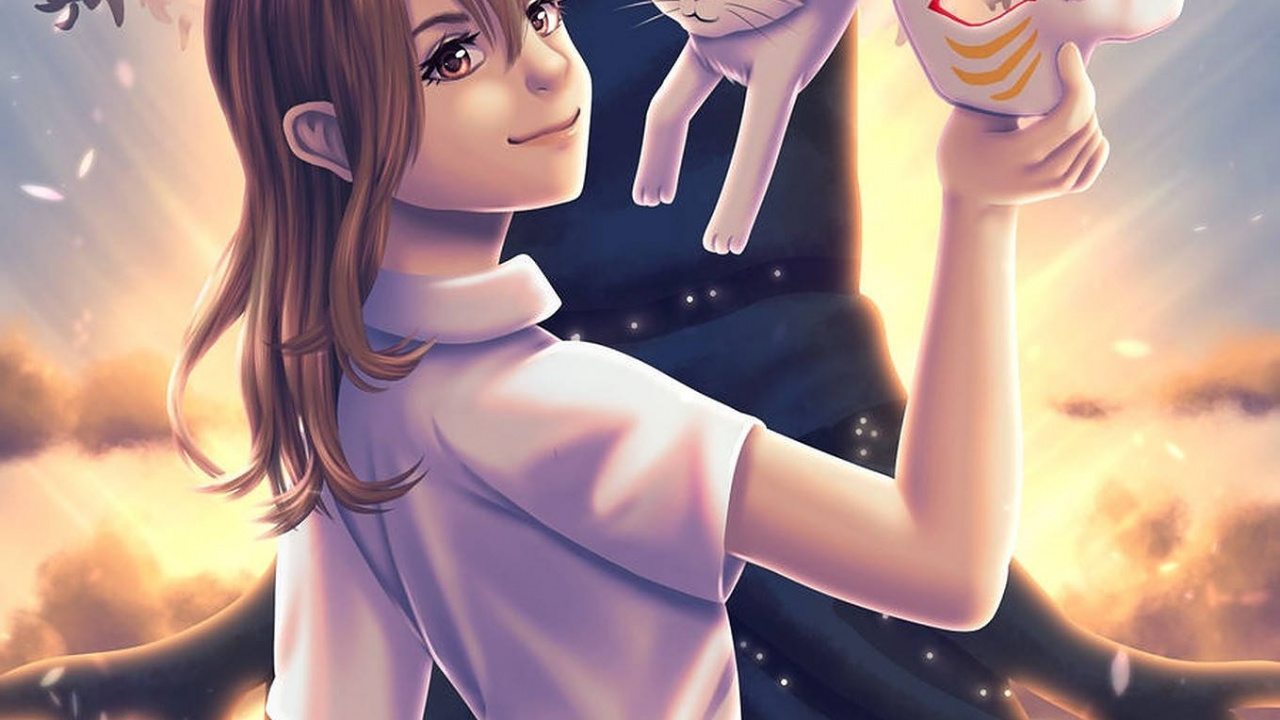 Обои таро с усами, Миё Сасаки, арт, живопись, фан арт в разрешении 1280x720