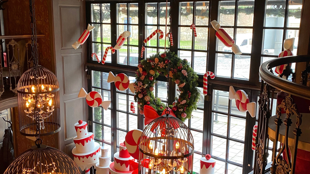 Обои окно, дизайн интерьера, осветительная арматура, освещение аксессуар, фонарь в разрешении 1280x720