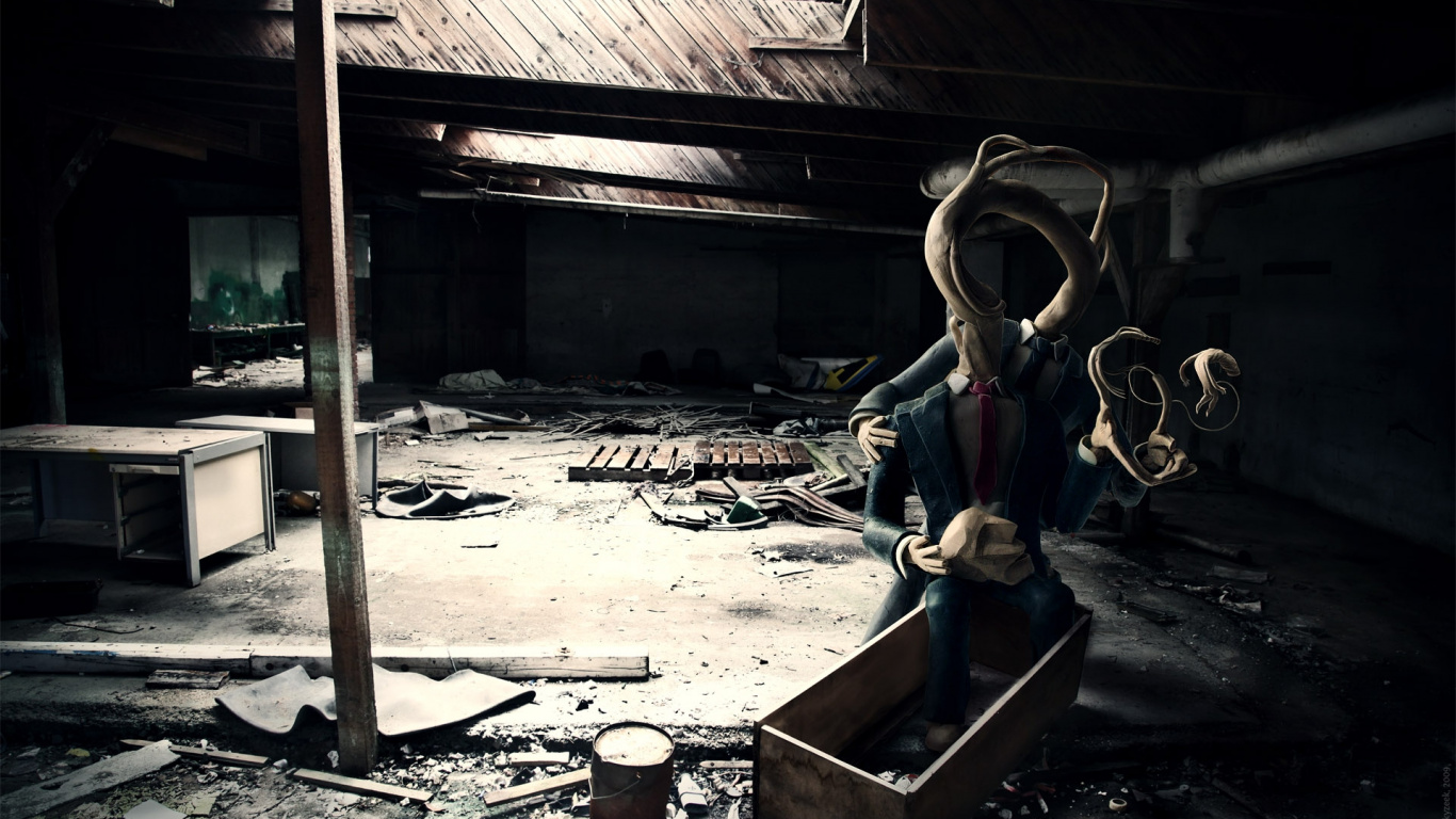 Обои 3D компьютерной графики, цифровое искусство, 3d компьютерная графика в разрешении 1366x768