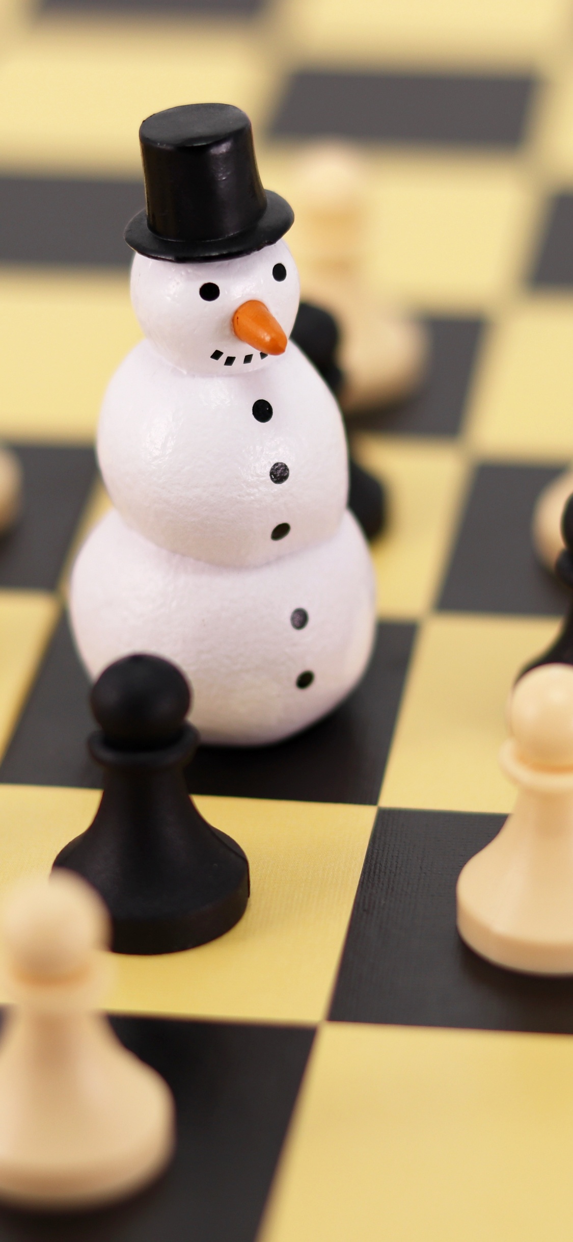 Обои шахматы, Шахматная фигура, залог, Король, шахматная доска в разрешении 1125x2436