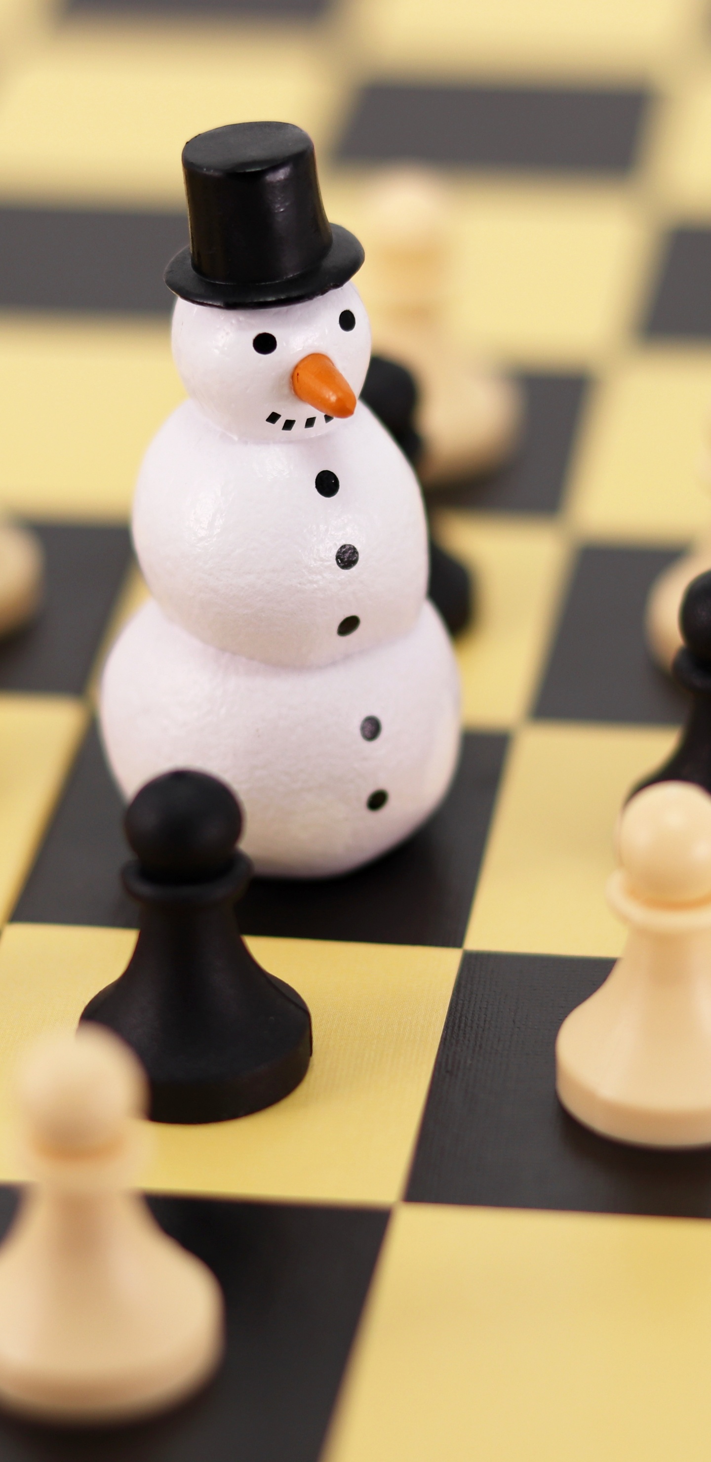 Обои шахматы, Шахматная фигура, залог, Король, шахматная доска в разрешении 1440x2960