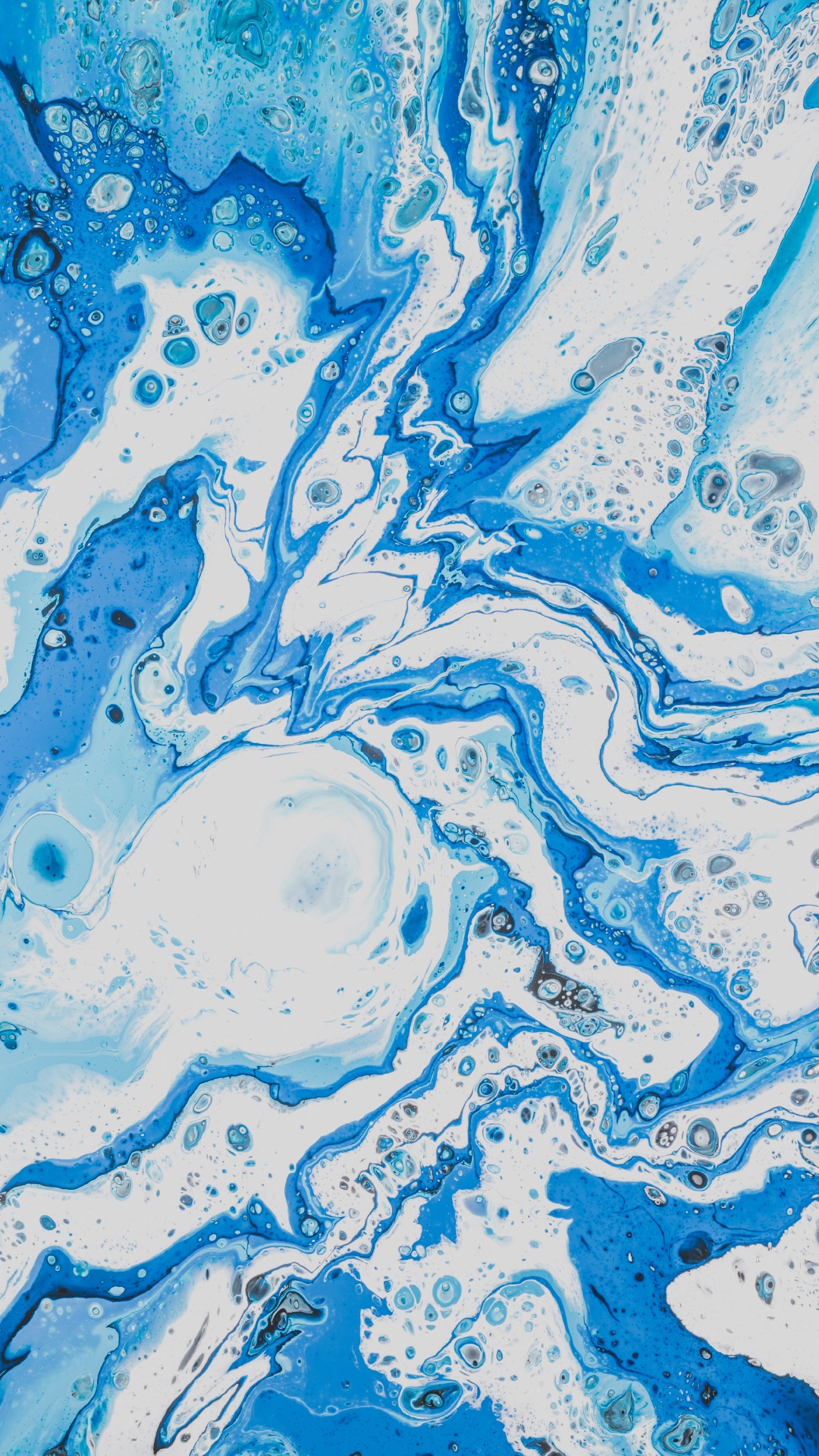 Обои лазурный, синий, Аква, узор, шиит в разрешении 1080x1920