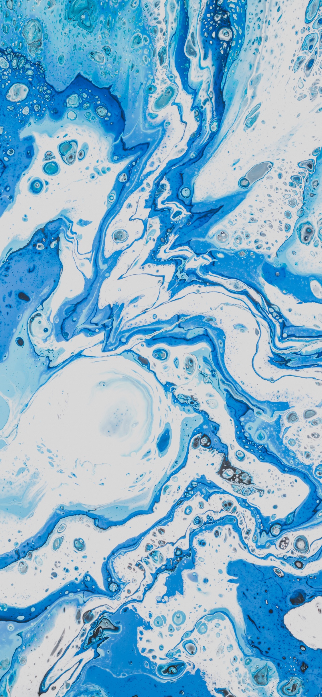 Обои лазурный, синий, Аква, узор, шиит в разрешении 1125x2436