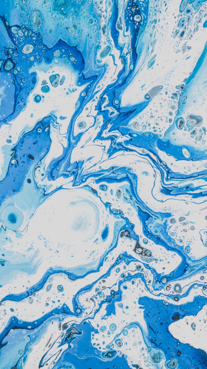 Обои лазурный, синий, Аква, узор, шиит в разрешении 720x1280