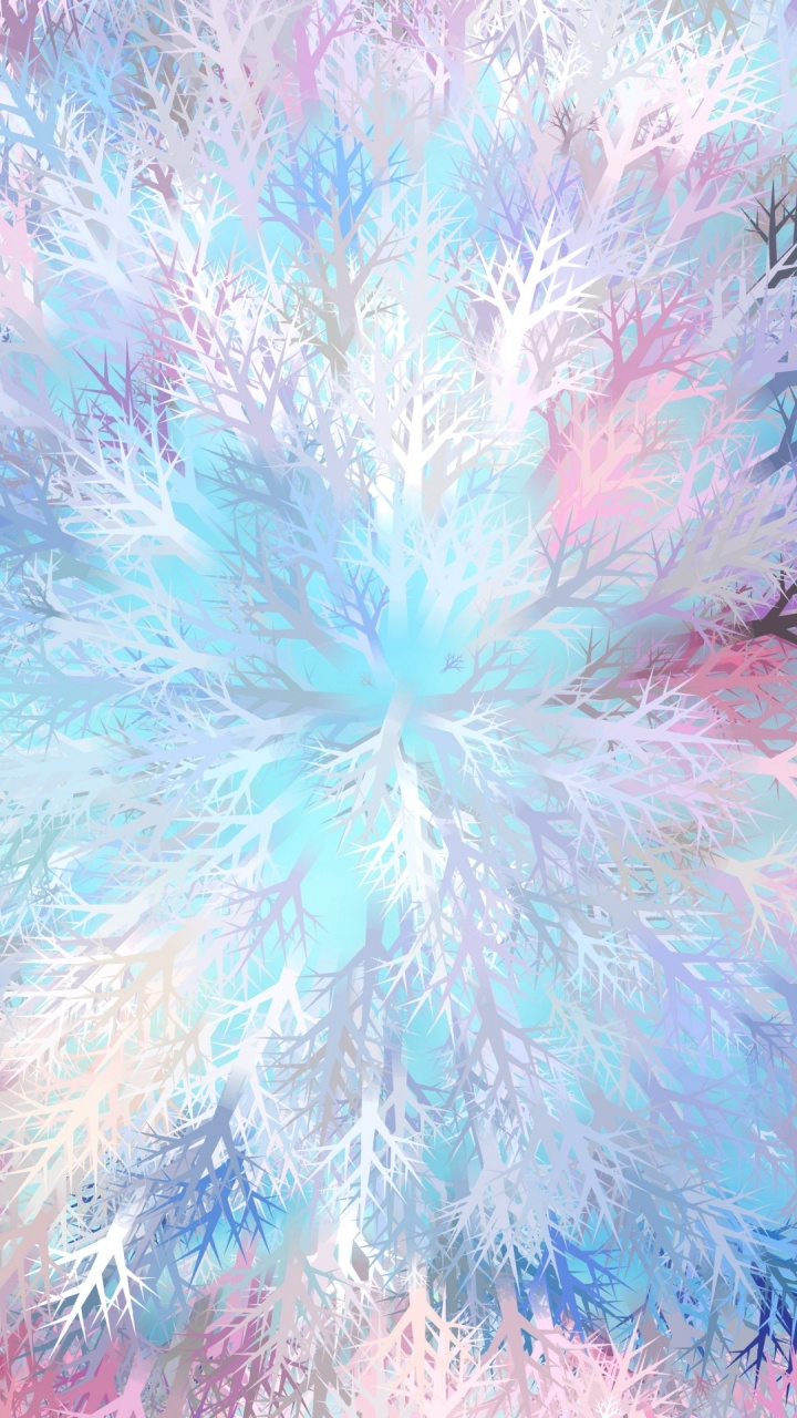 Обои синий, пурпур, краситель, живопись, акварельные краски в разрешении 720x1280