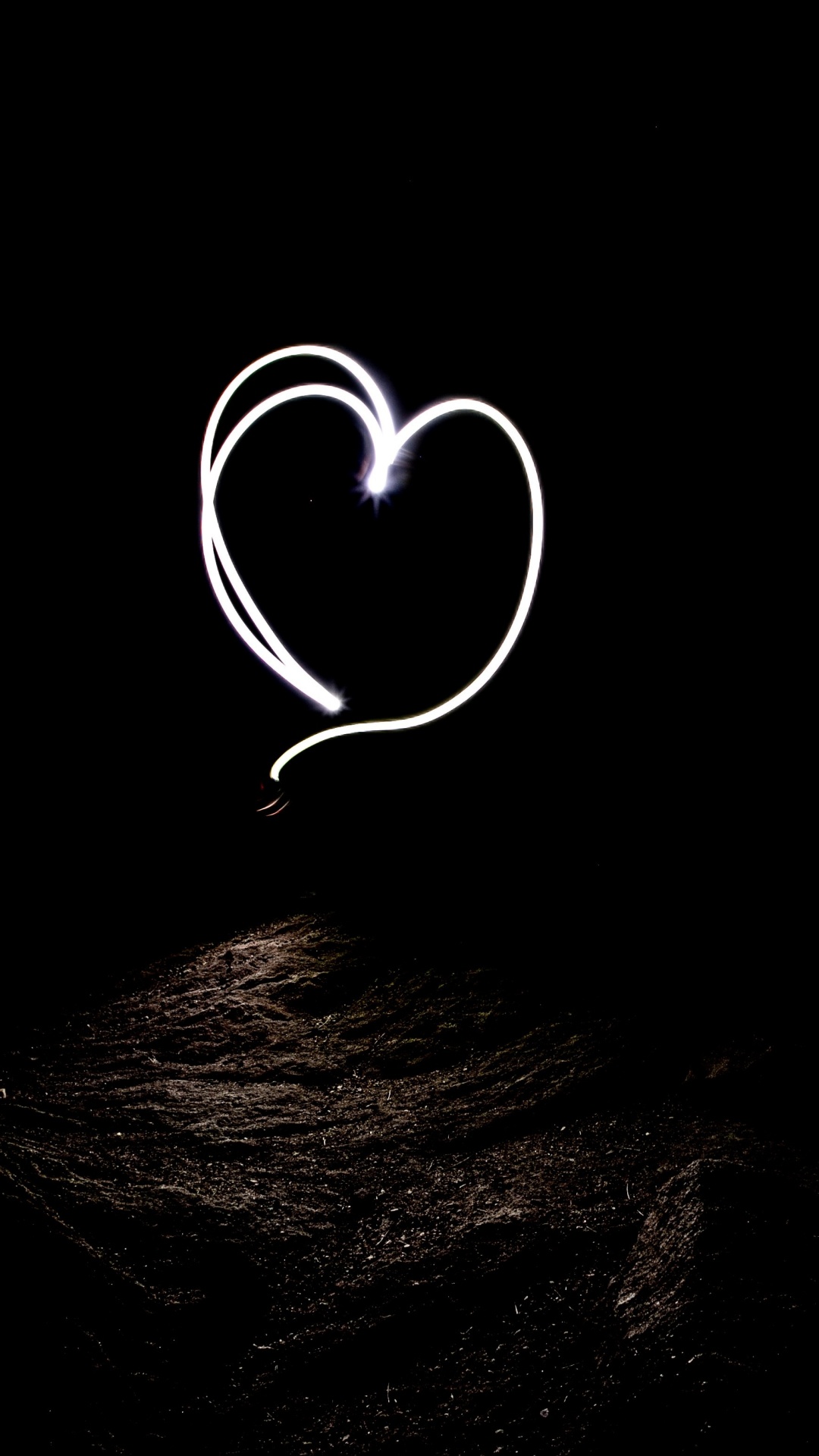Обои темнота, черный и белый, графика, черный, сердце в разрешении 1080x1920