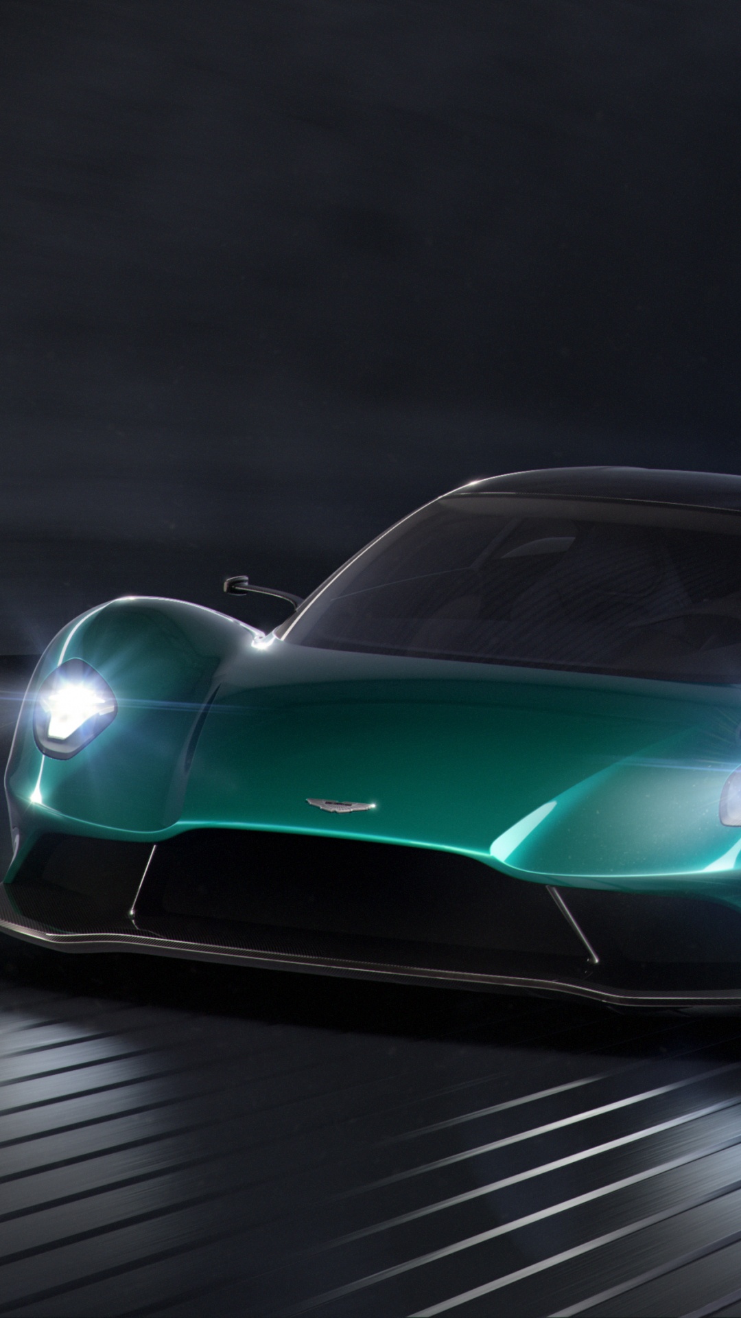 Обои Астон Мартин, авто, 2019 Женевском Автосалоне, Среднемоторное конструкция, суперкар в разрешении 1080x1920