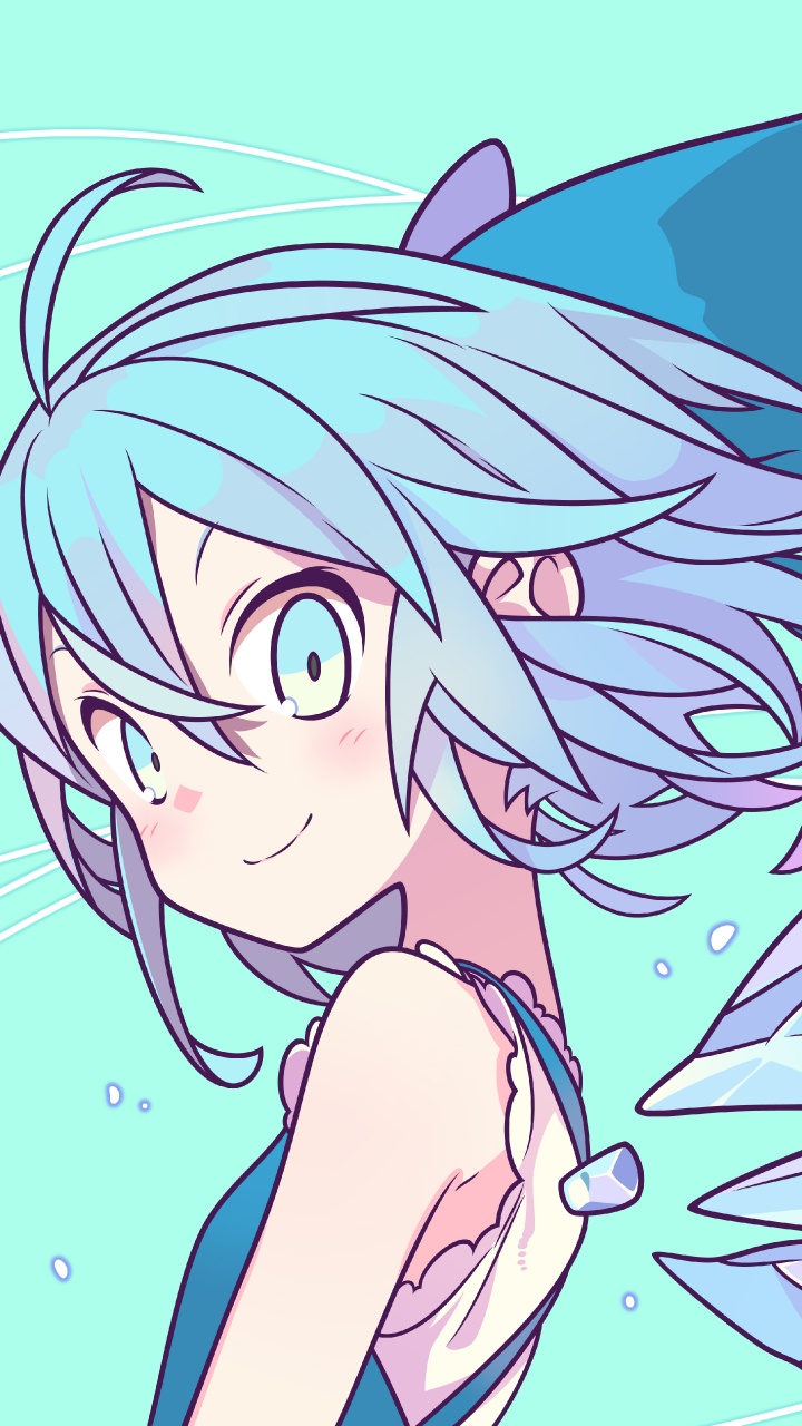 Обои Чирно Тохо, чирно, проект тохо, аниме, арт в разрешении 720x1280