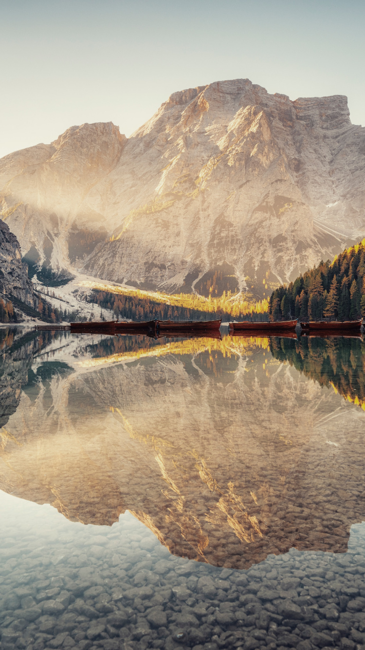 Обои планшет, Сверхширокий форматы, вода, гора, гидроресурсы в разрешении 750x1334