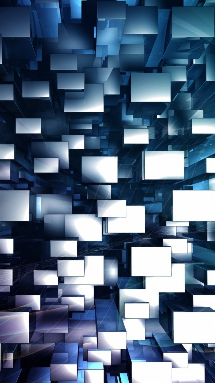 Обои синий, узор, симметрия, космос, метрополия в разрешении 750x1334