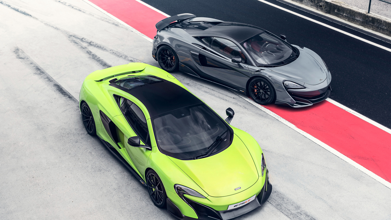 Обои Макларен 600LT, суперкар, Макларен, mclaren 675lt, спорткар в разрешении 1366x768