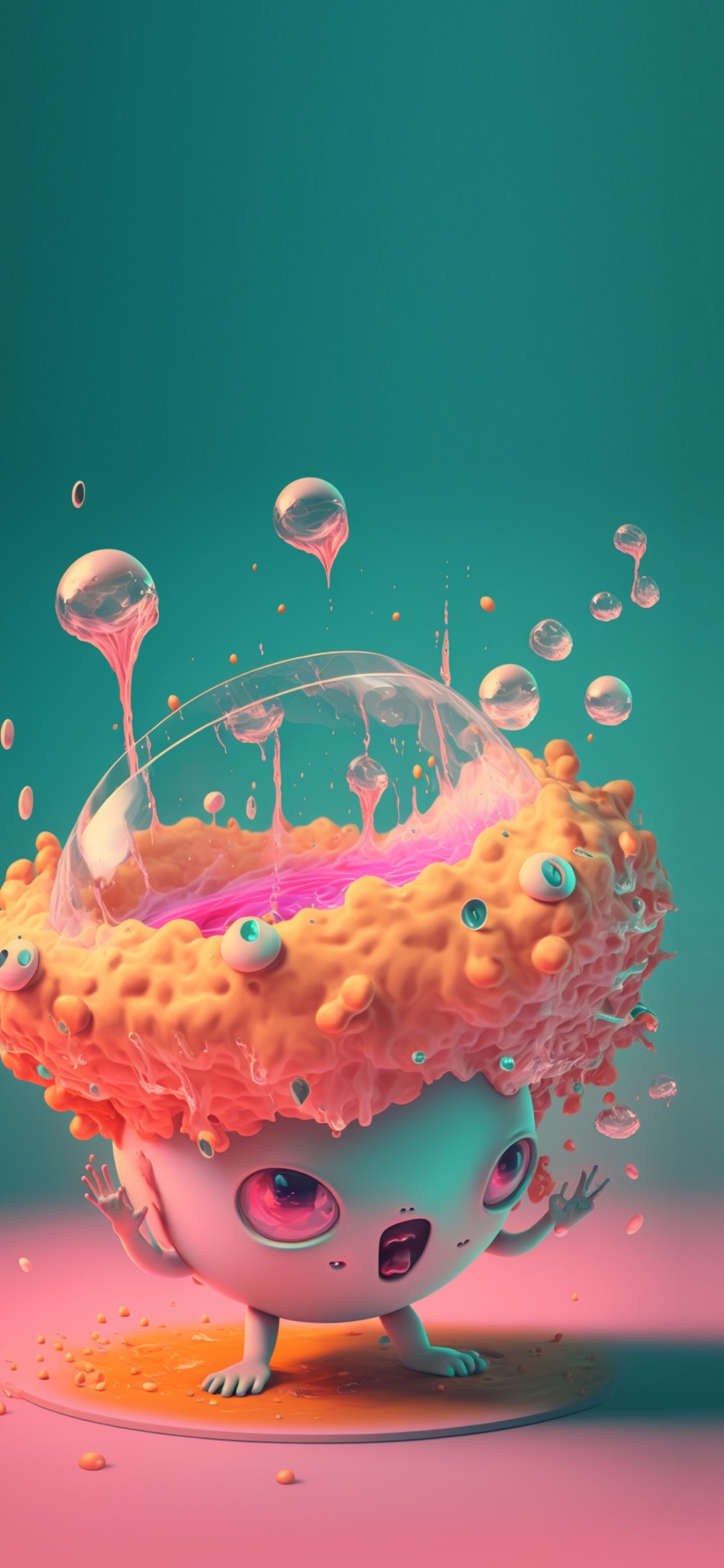 Обои визуальное искусство, графический дизайн, натюрморт, жидкий, вода в разрешении 1125x2436