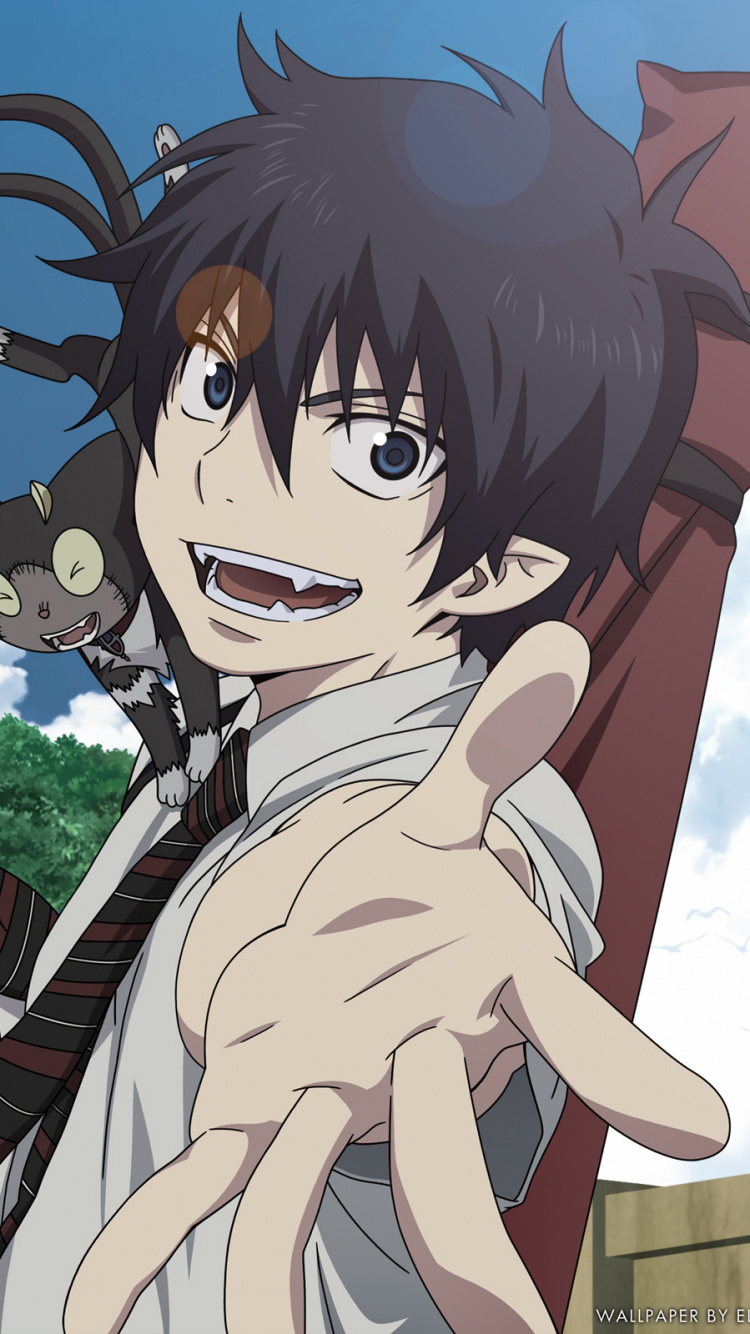 Обои Рин окумура, Юкио окумура, shiemi морияма, синий экзорцист, Манга в разрешении 750x1334