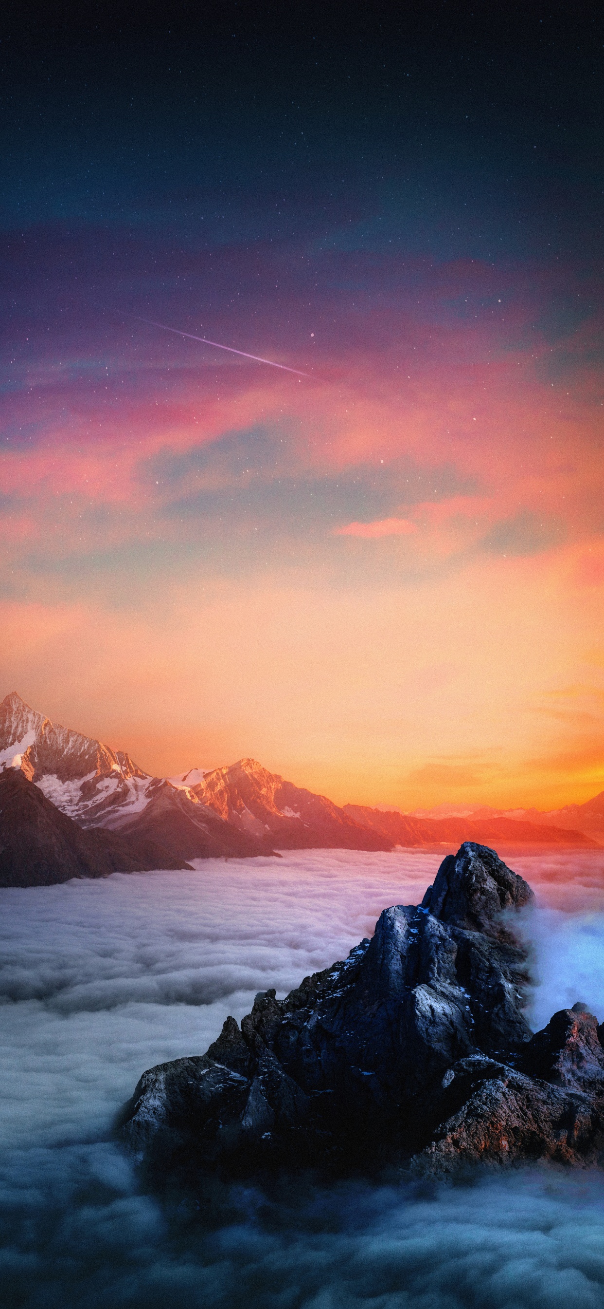 Обои природа, Популярные, вода, облако, атмосфера в разрешении 1242x2688