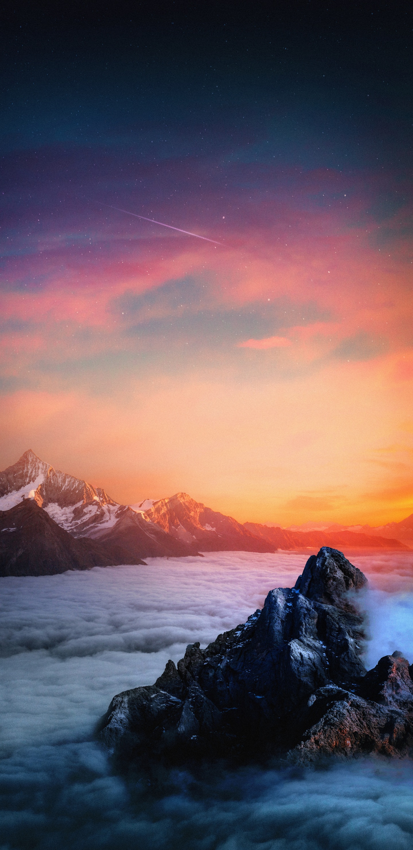 Обои природа, Популярные, вода, облако, атмосфера в разрешении 1440x2960