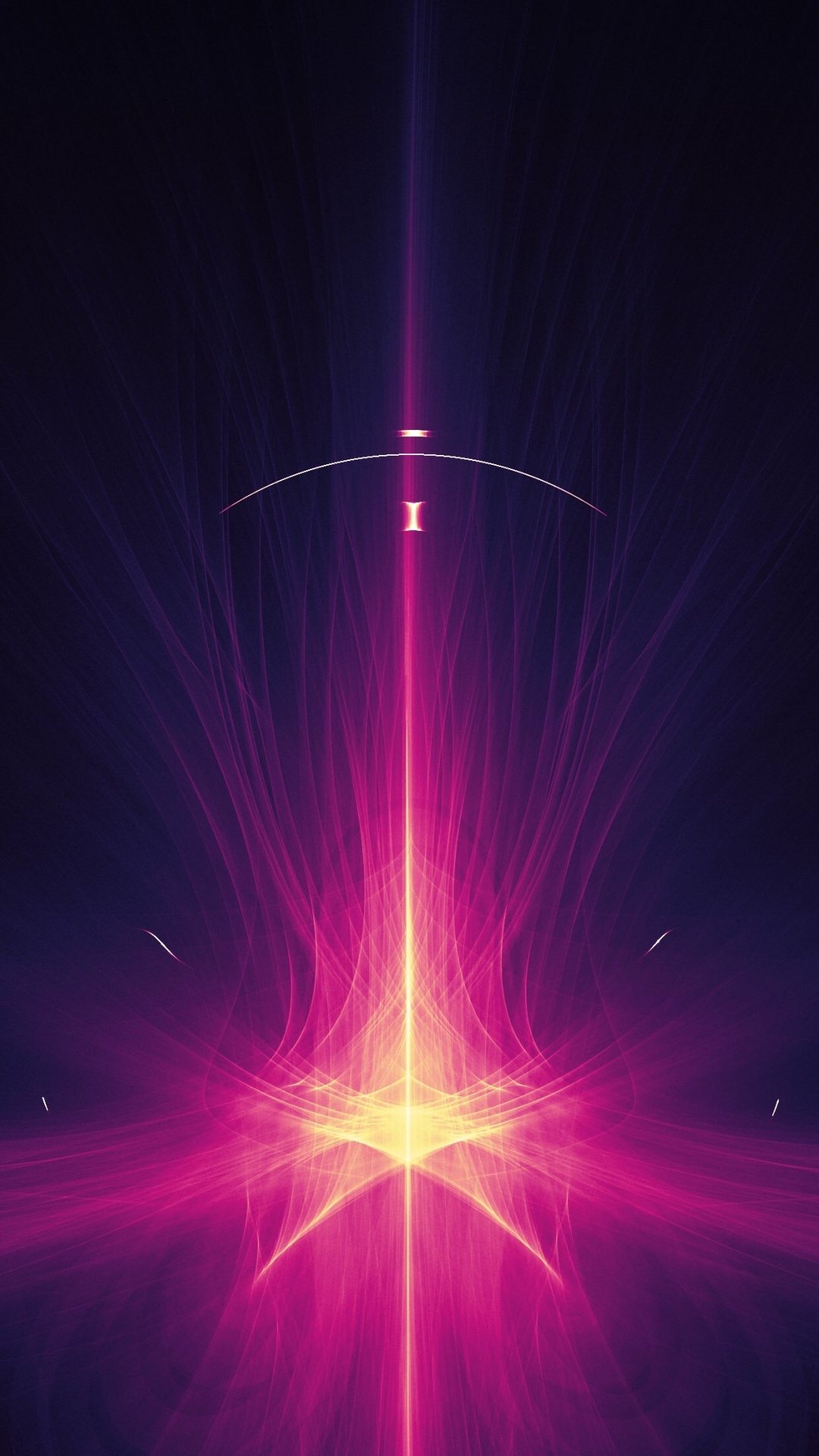 Обои свет, земля, атмосфера земли, пурпур, Визуальный эффект освещения в разрешении 1080x1920