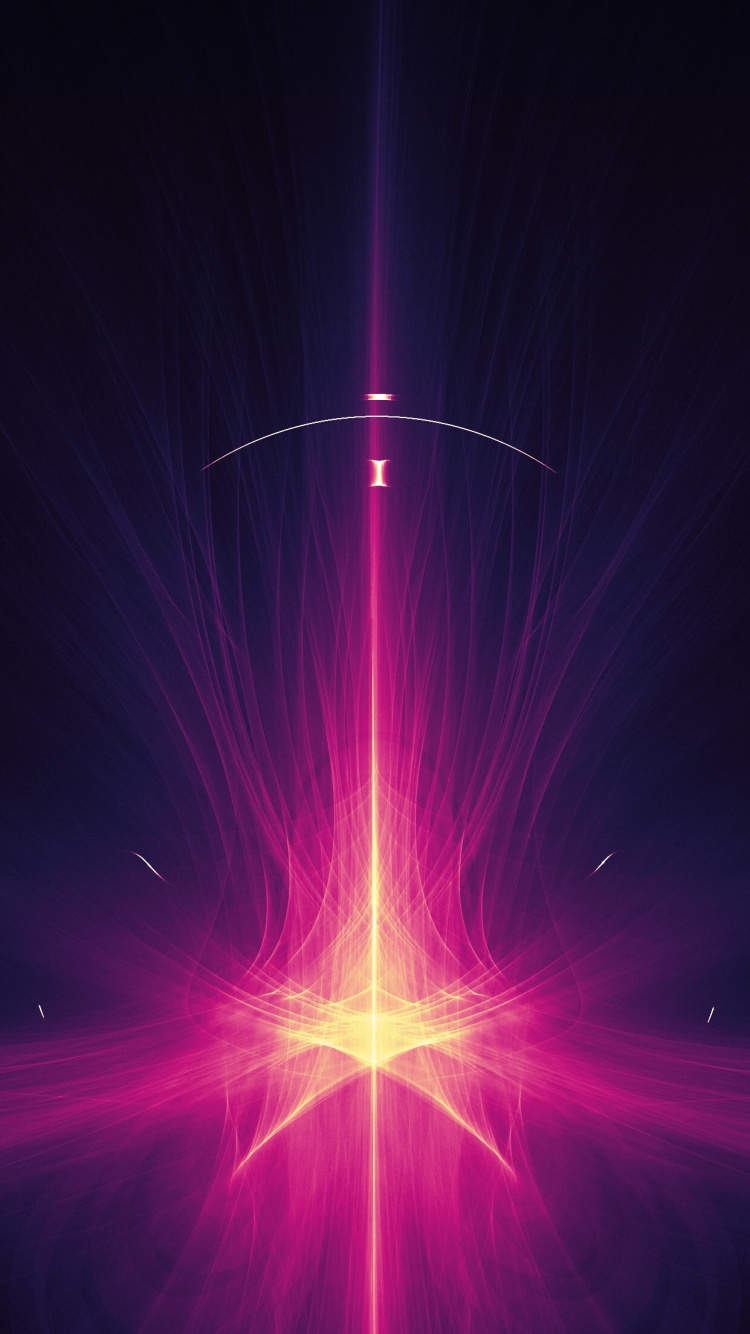 Обои свет, земля, атмосфера земли, пурпур, Визуальный эффект освещения в разрешении 750x1334