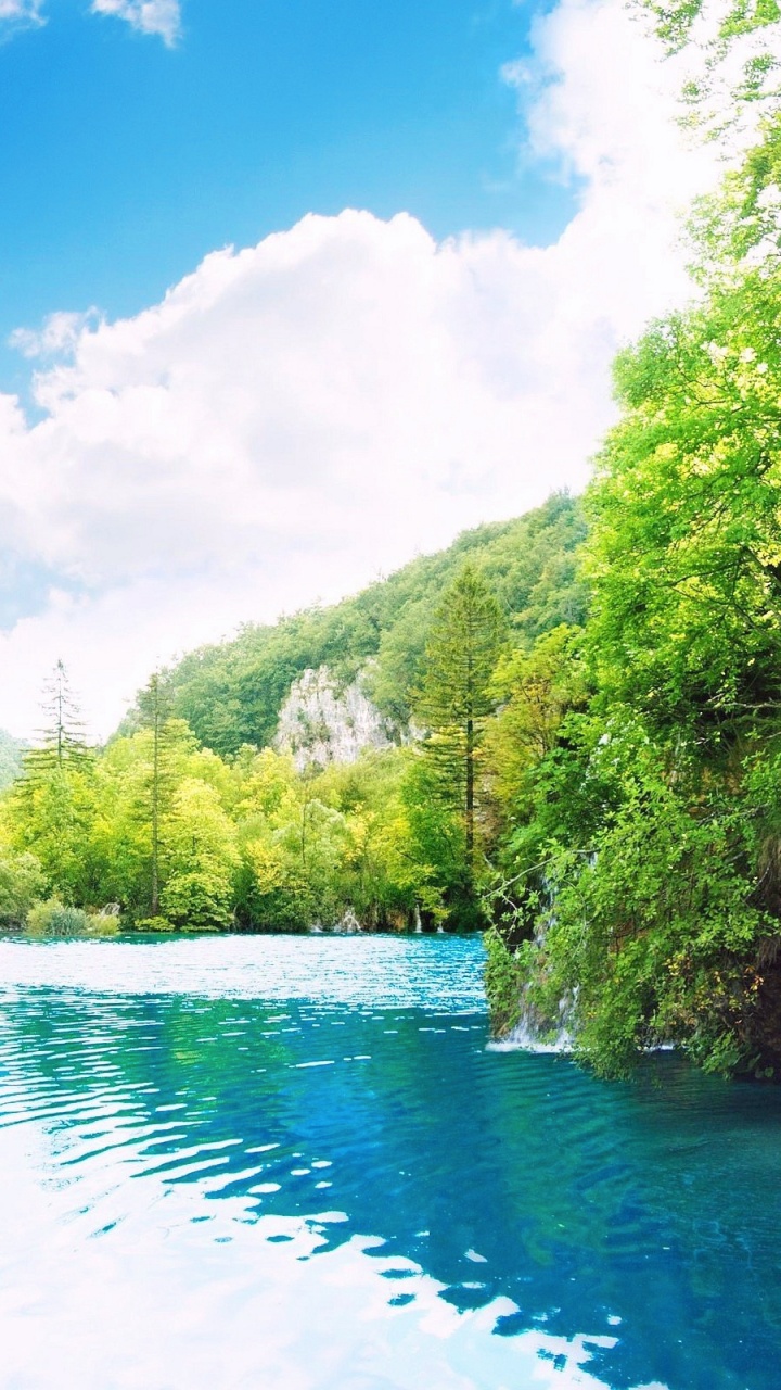 Обои водопад, природа, гидроресурсы, водоем, вода в разрешении 720x1280