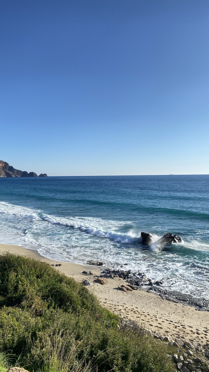 Обои Клеопатра Бич, побережье, вода, облако, природный ландшафт в разрешении 720x1280