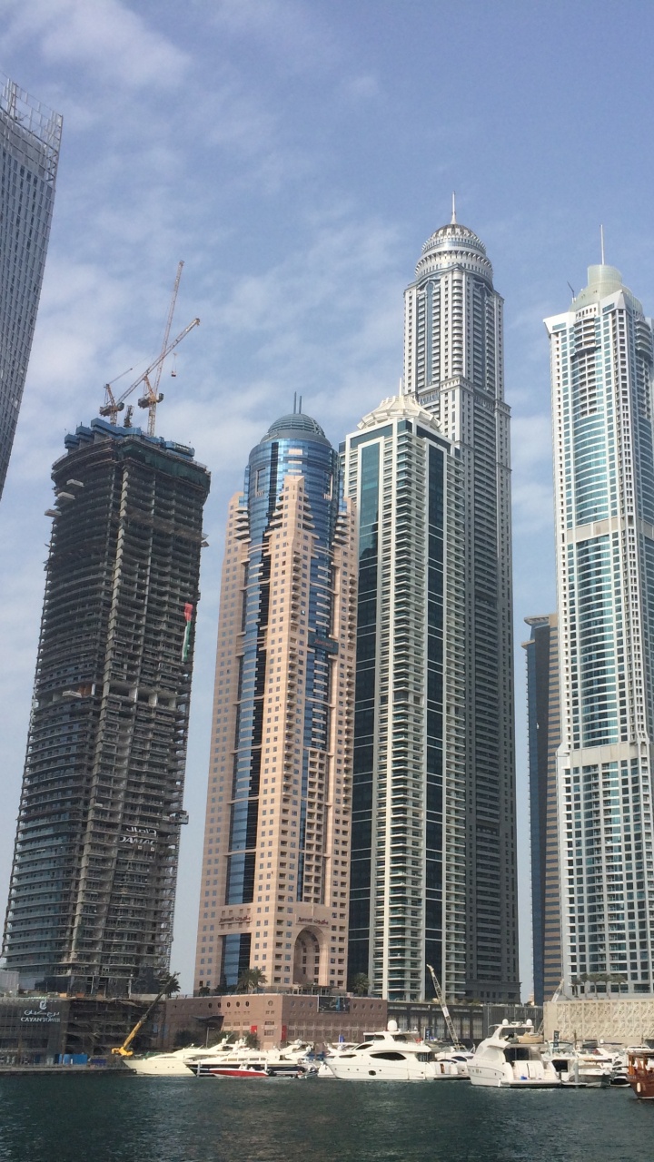 Обои Дубай, Майами, небоскреб, башня, город в разрешении 720x1280