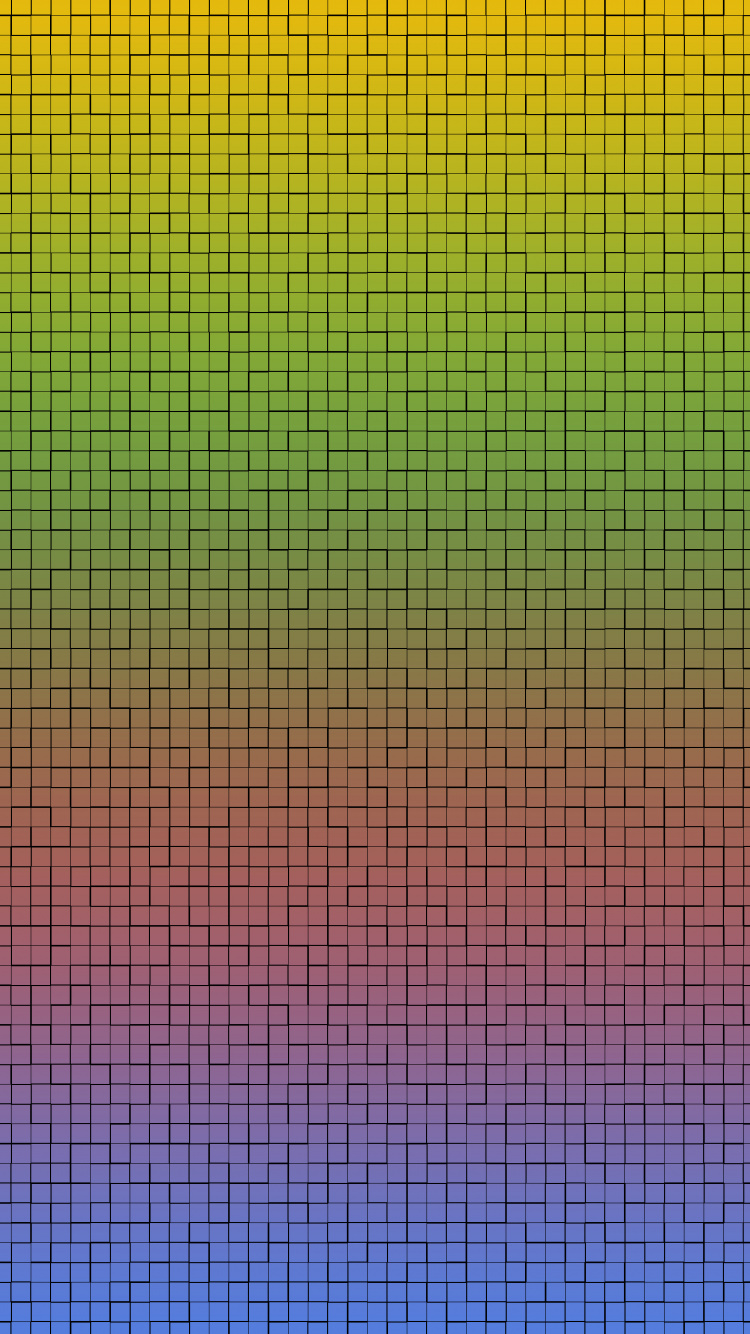 Обои геометрия, математика, красочность, Оранжевый цвет, ячейка в разрешении 750x1334