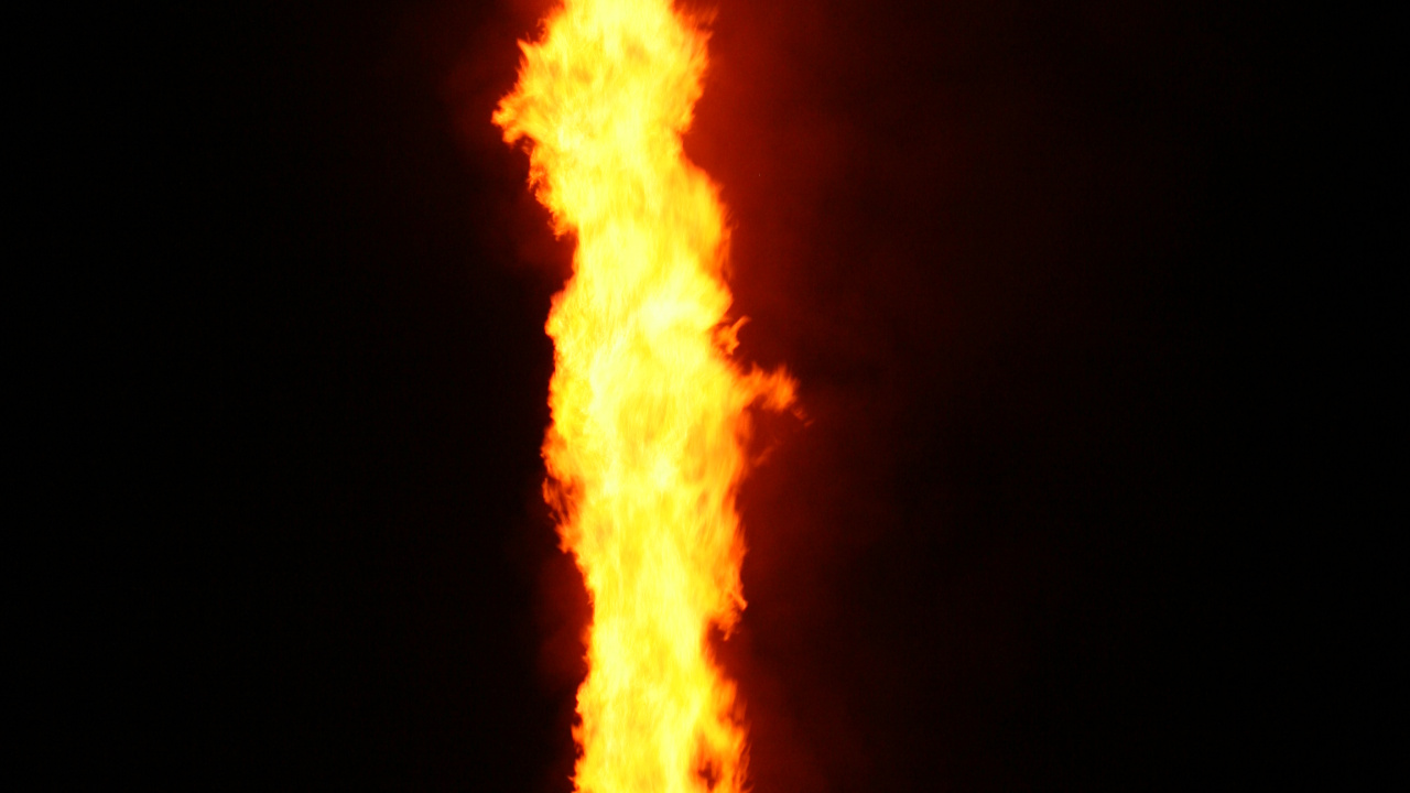 Обои пламя, тепло, огонь, газовый факел, взрывчатое вещество в разрешении 1280x720