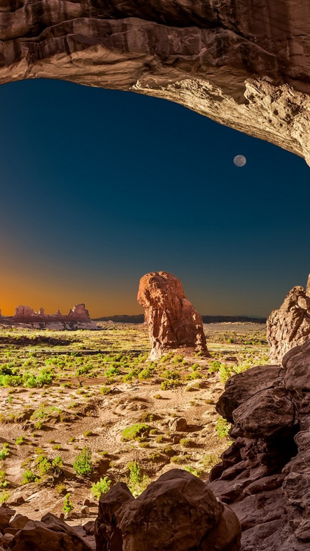 Обои национальный парк, парк, арка, естественная арка, формирование в разрешении 1080x1920