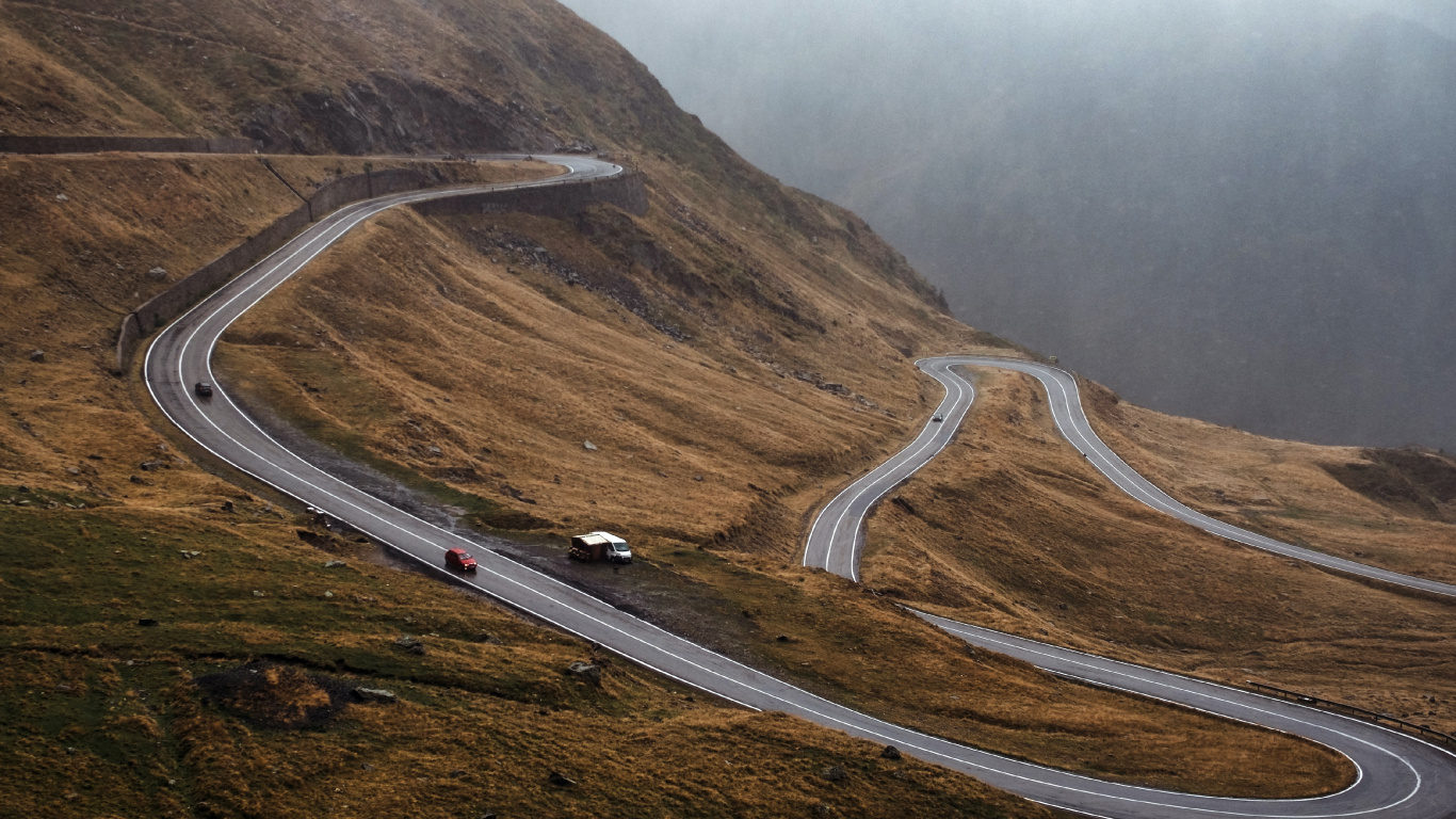 Обои Transfgran, облако, гора, склон, нагорье в разрешении 1366x768