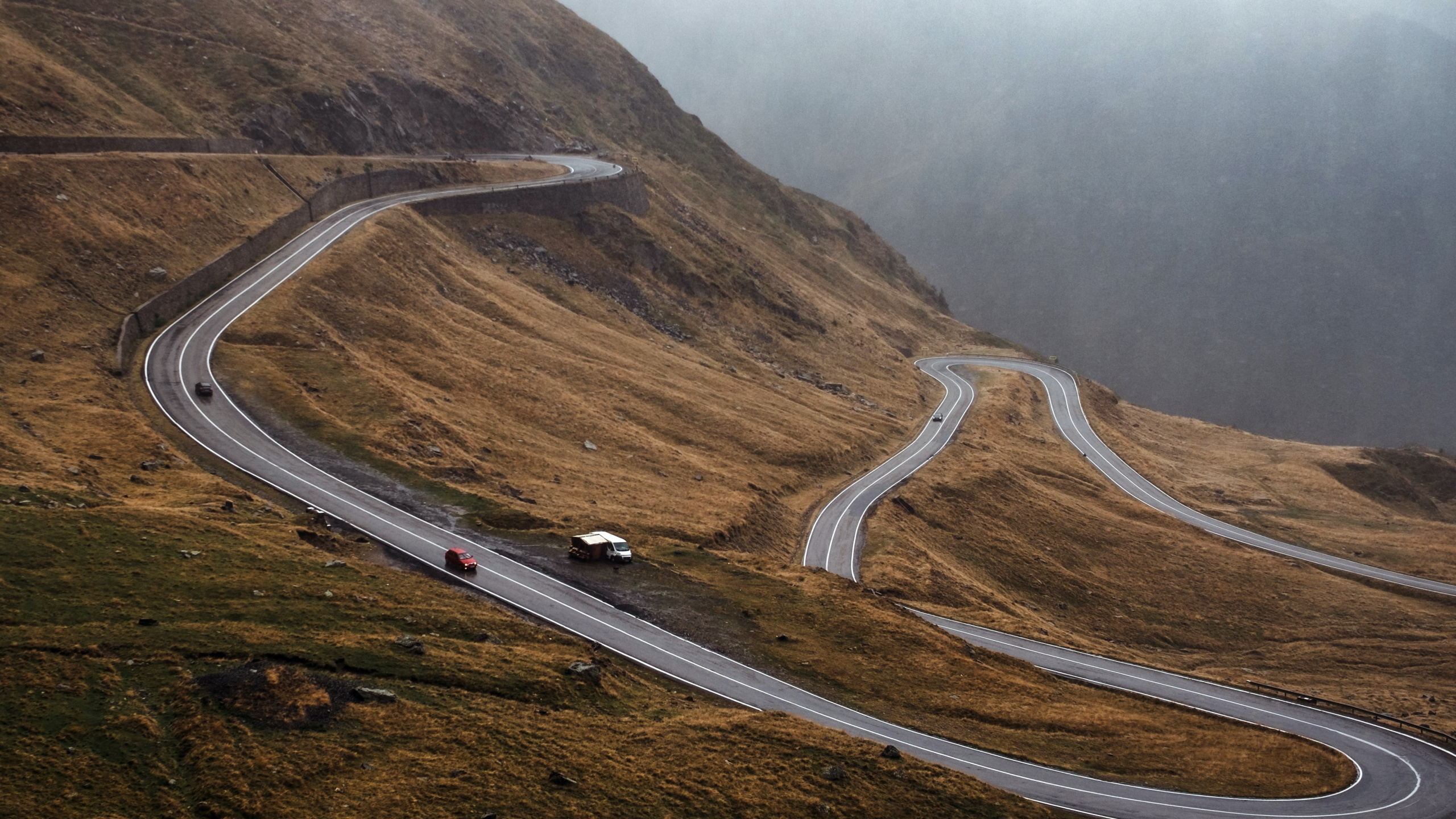 Обои Transfgran, облако, гора, склон, нагорье в разрешении 2560x1440