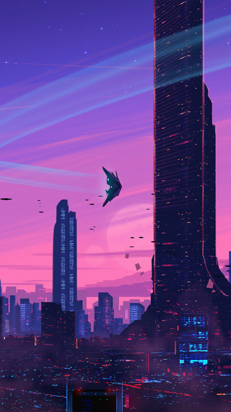 Обои футуристическое искусство, Научная фантастика, концепт арт, арт, артист в разрешении 750x1334