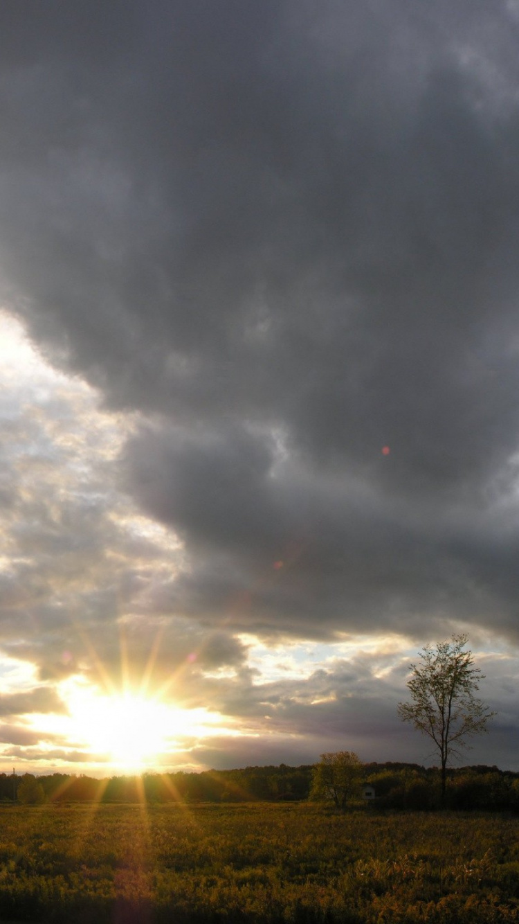 Обои утро, облако, природа, дневное время, атмосфера в разрешении 750x1334